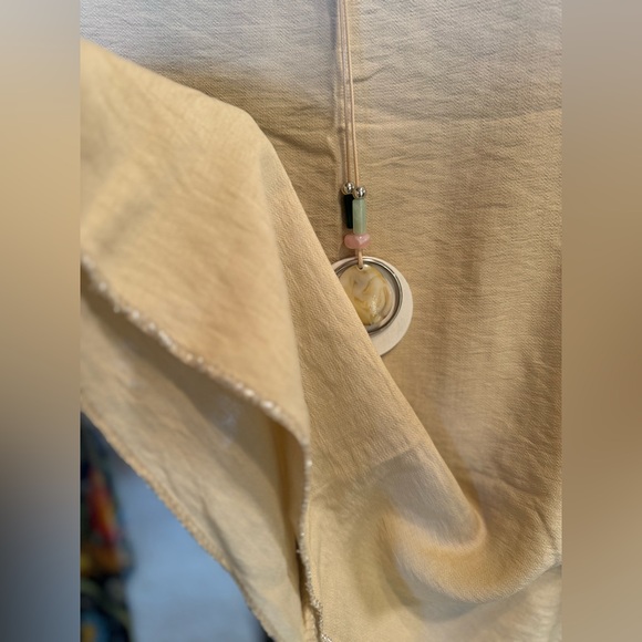 Italian Linen Silver Stitch Top, Made In Italy - Picture 6 of 12